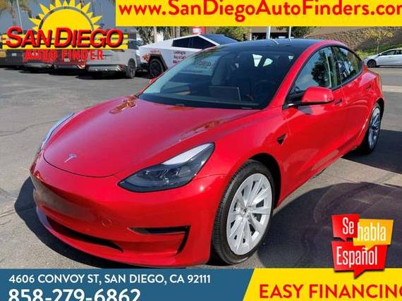 TESLA MODEL 3 2021 5YJ3E1EA0MF074242 image